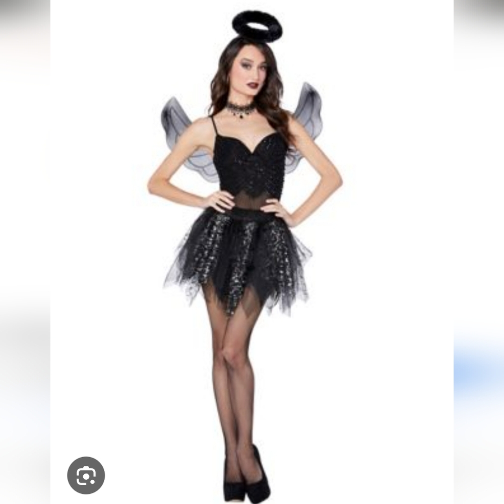 Black Angel Costume for Women